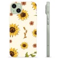 Husă TPU - iPhone 15 Plus - Floarea Soarelui