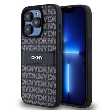 Husa pentru iPhone 15 Pro DKNY Repeat Pattern Tonal Stripe