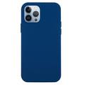 Husă Silicon Lichid iPhone 15 Pro - Albastru