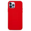 Husă Silicon Lichid iPhone 15 Pro - Roșu