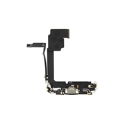 Bandă Flex Conector Încărcare iPhone 15 Pro Max - Negru