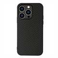 Husă Hibrid pentru iPhone 15 Pro Max - Fibră Carbon