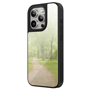Husă iPhone 15 Pro Max Mirror - compatibilă cu MagSafe - negru