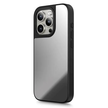 Husă iPhone 15 Pro Max Mirror - compatibilă cu MagSafe - negru