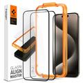 Protector Ecran - 9H - iPhone 15 Pro Max - Spigen ALM Glas.tR - 2 Buc.