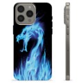 Husă TPU - iPhone 15 Pro Max - Dragon din Foc Albastru