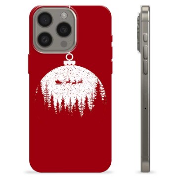 Husă TPU - iPhone 15 Pro Max - Glob Crăciun