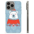 Husă TPU - iPhone 15 Pro Max - Urs Polar Crăciun