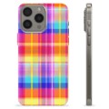 Husă TPU - iPhone 15 Pro Max - Cămașă de Flanelă