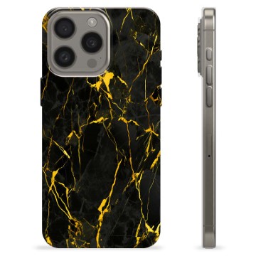 Husă TPU - iPhone 15 Pro Max - Granit Aurit
