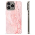 Husă TPU - iPhone 15 Pro Max - Marmură Roz