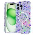 Husă MagSafe iPhone 15 Pro Max Wave-Edge Laser Glitter - Stea