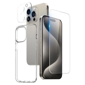 Set de Protecție Northjo 3-în-1 iPhone 15 Pro