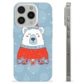 Husă TPU - iPhone 15 Pro - Urs Polar Crăciun