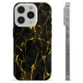 Husă TPU - iPhone 15 Pro - Granit Aurit