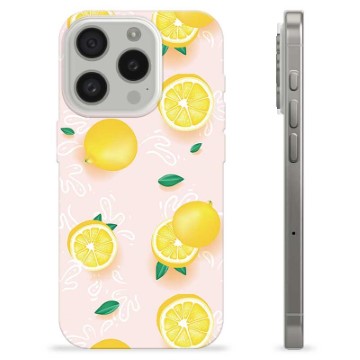 Husă TPU - iPhone 15 Pro - Model Lămâie