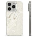 Husă TPU - iPhone 15 Pro - Marmură Perla