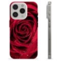 Husă TPU - iPhone 15 Pro - Trandafir