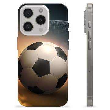 Husă TPU - iPhone 15 Pro - Fotbal