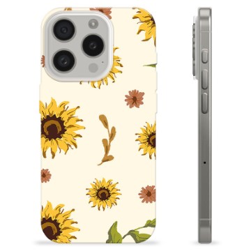 Husă TPU - iPhone 15 Pro - Floarea Soarelui
