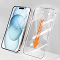 Kit de protecție 2 în 1 iPhone 15 Rurihai - Transparent