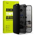 iPhone 15 Ringke TG Privacy Privacy Tempered Glass Screen Protector - Black Edge