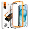 Protector Ecran - 9H - iPhone 15 - Spigen ALM Glas.tR - 2 Buc.