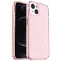 Husă Hibrid iPhone 15 - Stylish Glitter - Roz