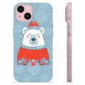 Husă TPU - iPhone 15 - Urs Polar Crăciun