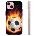 Husă TPU - iPhone 15 - Fotbal în Flăcări