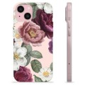 Husă TPU - iPhone 15 - Flori Romantice