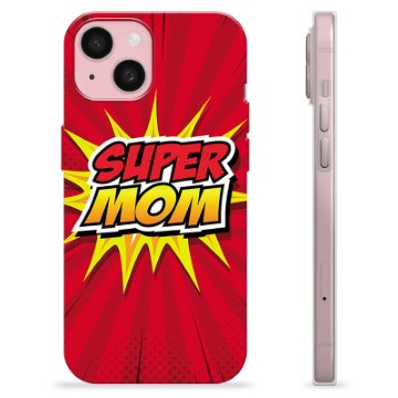 Husă TPU - iPhone 15 - Super Mom