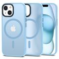 Husă Magmat Tech-Protect pentru iPhone 15 - Compatibilă MagSafe - Albastru Cer / Translucid