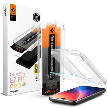 Protector de ecran din sticlă călită iPhone 16 Pro/17/17 Pro Spigen Glas.tR EZ Fit Pro - Transparent