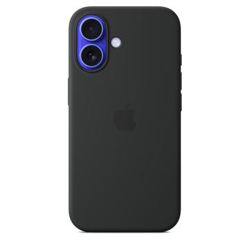 Husă Silicon iPhone 16 cu MagSafe - Apple MYY13ZM/A - Negru