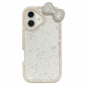 Husă epoxidică cu arc și pietre prețioase iPhone 16