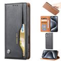 Husă portofel iPhone 16 Set de carduri - Negru