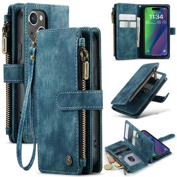 Husă Portofel iPhone 16 - Caseme C30 Multifunctional - Albastru