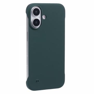 Husă din plastic fără cadru iPhone 16 - Verde Închis