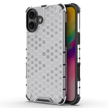 Husă Hibrid iPhone 16 - Honeycomb Armored - Gri