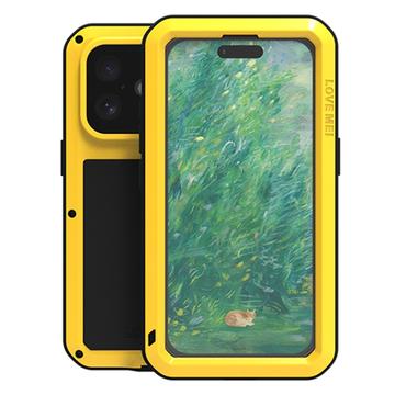 Husă Hibrid iPhone 16 - Love Mei Powerful - Galben