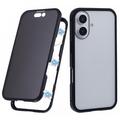 Husă Magnetică Sticlă Temperată iPhone 16 - Confidențialitate