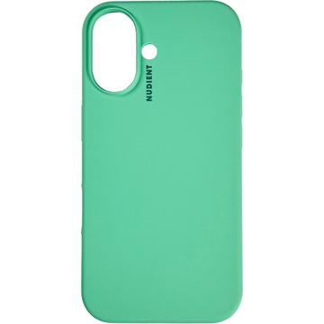 Husă Silicon iPhone 16 Nudient Base - Verde mentă