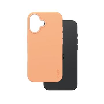 iPhone 16 PanzerGlass Care Fearlessly Fashionable Case - compatibil MagSafe - Peachy