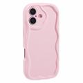 Husă TPU iPhone 16 Plus Candy Color Wavy - Roz