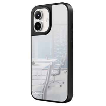 Husă iPhone 16 Plus Mirror - compatibilă cu MagSafe - negru