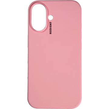 Husă iPhone 16 Plus Nudient Base Silicone - Roz Baby