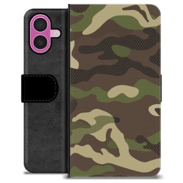 Husă Portofel Premium - iPhone 16 Plus - Camo