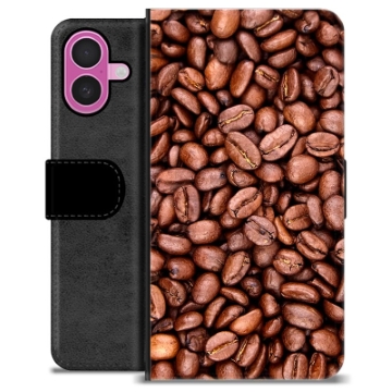Husă Portofel Premium - iPhone 16 Plus - Boabe de Cafea