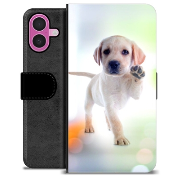 Husă Portofel Premium - iPhone 16 Plus - Câine